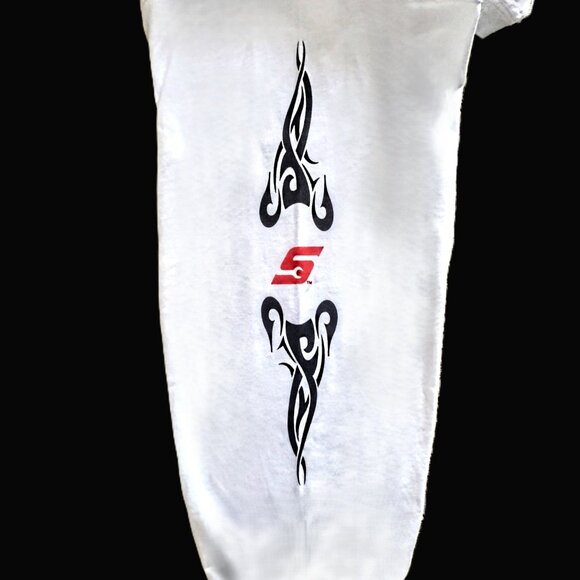 Snap-on Tools White Long Sleeve Hanes T-Shirt ~ Sleeve Graphics ~ Adult 2XL, NEW - Picture 2 of 12